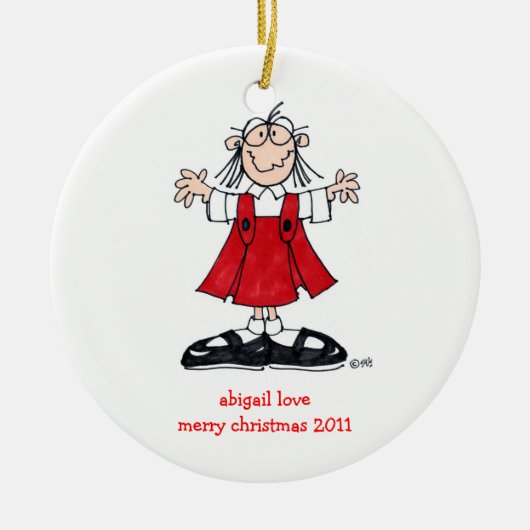 ABIGAIL LOVE CHRISTMAS 2011 ORNAMENT (Voorkant)