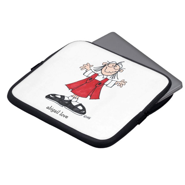 ABIGAIL LOVE LAP TOP HOESJE LAPTOP SLEEVE (Voorkant top)
