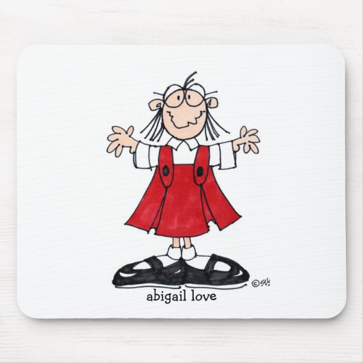 abigail love mousepad muismat (Voorkant)