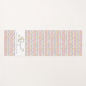 Abigail naam betekent roze gele yogamat (Voorkant (horizontaal))