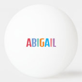 Abigail Pingpongbal (Voorkant)