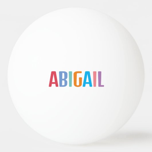 Abigail Pingpongbal (Voorkant)