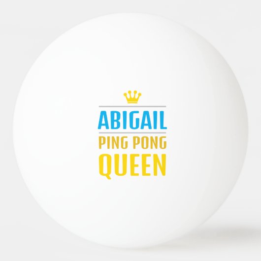 Abigail Pingpongbal (Voorkant)