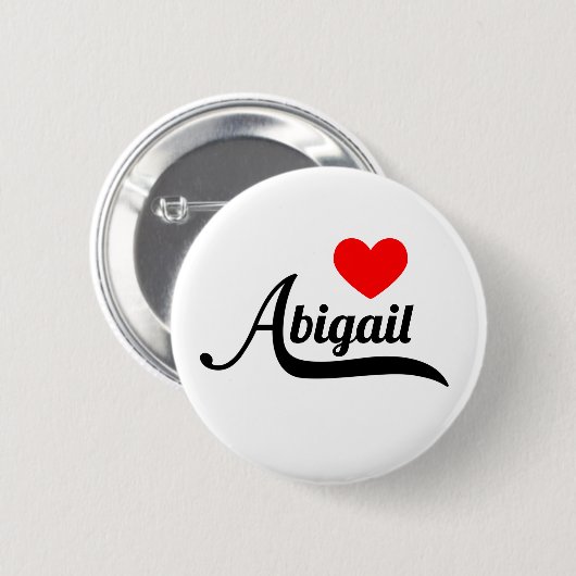 Abigail Ronde Button 5,7 Cm (Voorkant /achterkant)