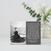 Abigail Scott Duniway Oregon Suffrage Leader Briefkaart (Staand voorkant)