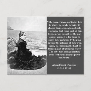 Abigail Scott Duniway Suffrage Oregon Leader Briefkaart