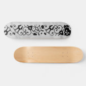 Abigail White Wave Wingnut Designer V Skateboard (Horizontaal)