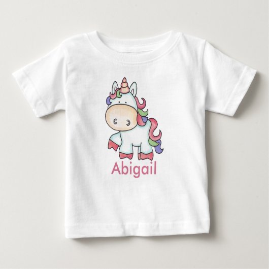 Abigail's gepersonaliseerde eenhoorn geschenken (Voorkant)