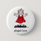 abigale liefdesring ronde button 5,7 cm (Voorkant)