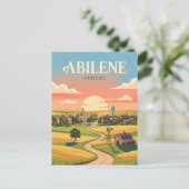 Abilene Kansas Briefkaart (Staand voorkant)