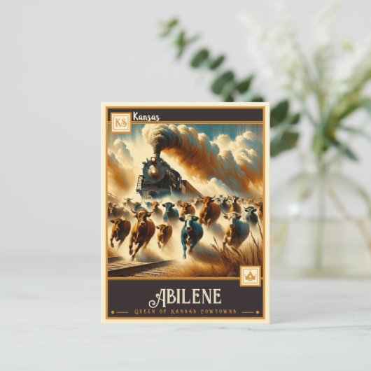 Abilene, Kansas |  Briefkaart (Staand voorkant)