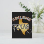 ABILENE, TEXAS BRIEFKAART (Staand voorkant)