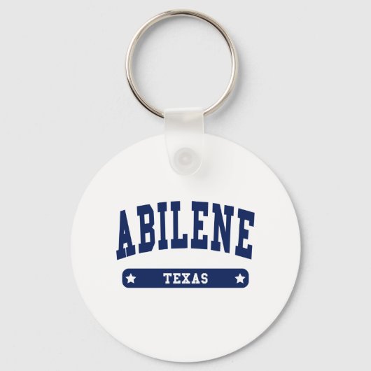 Abilene Texas College Style t shirten Sleutelhanger (Voorkant)