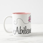 Abilene Texas T-shirt Tweekleurige Koffiemok (Links)