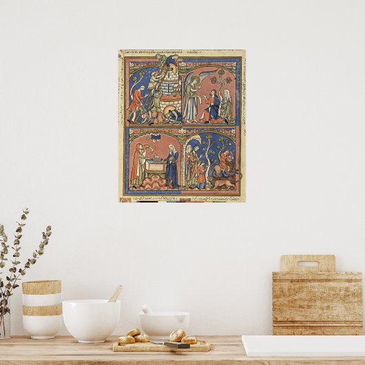 Abimelech en Samson Poster (Keuken)