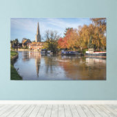 Abingdon landschap canvas afdruk (Insitu (Houten vloer))