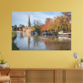 Abingdon landschap canvas afdruk (Insitu (Woonkamer))