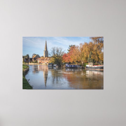 Abingdon landschap canvas afdruk (Voorkant)