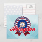 Abingdon, VA Briefkaart (Voorkant / Achterkant)