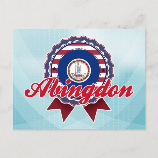 Abingdon, VA Briefkaart (Voorkant)