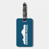 Abingdon Virginia alsjeblieft Bagagelabel (Achterkant verticaal)