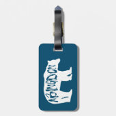 Abingdon Virginia Beer Bagagelabel (Achterkant verticaal)