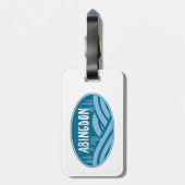 Abingdon Virginia Buitenshuis Bagagelabel (Achterkant verticaal)