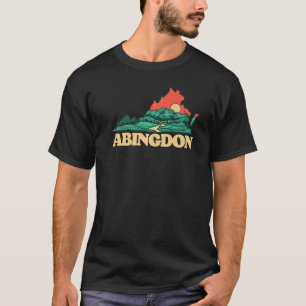 Abingdon Virginia Mountains Blue Ridge Outdoor Gr T-shirt