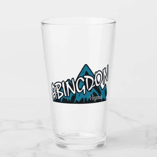 Abingdon Virginia Mountains Glas (Voorkant)
