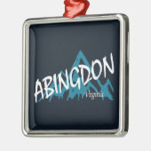 Abingdon Virginia Mountains Metalen Ornament (Links)