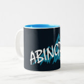 Abingdon Virginia Mountains Tweekleurige Koffiemok (Voorkant links)