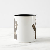 Abingdon Virginia Peace Beer Tweekleurige Koffiemok (Center)