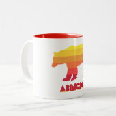 Abingdon Virginia Rainbow Beer Tweekleurige Koffiemok (Voorkant links)