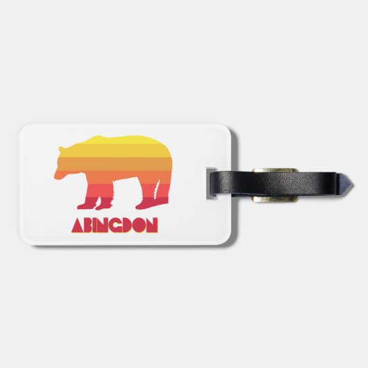 Abingdon Virginia Regenboog Beer Bagagelabel (Achterkant horizontaal)