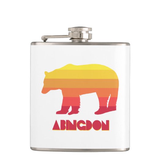 Abingdon Virginia Regenboogbeer Heupfles (Voorkant)