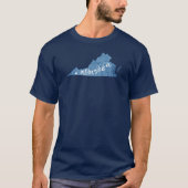 Abingdon Virginia Wood Grain T-shirt (Voorkant)