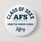 Abington Friends School Button Logo Custom (Voorkant)