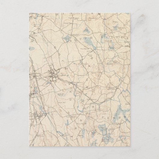 Abington, Massachusetts Briefkaart (Voorkant)