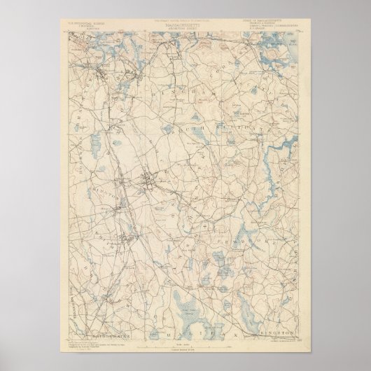 Abington, Massachusetts Poster (Voorkant)