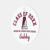 Abington Senior High School Ornament Kerst (Voorkant links)