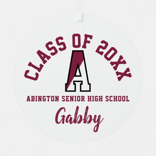 Abington Senior High School Ornament Kerst (Voorkant)
