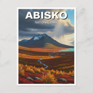 Abisko Nationaal Park Zweden Reizen Briefkaart