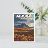 Abisko Nationaal Park Zweden Reizen Briefkaart (Staand voorkant)