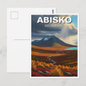 Abisko Nationaal Park Zweden Reizen Briefkaart (Voorkant / Achterkant)
