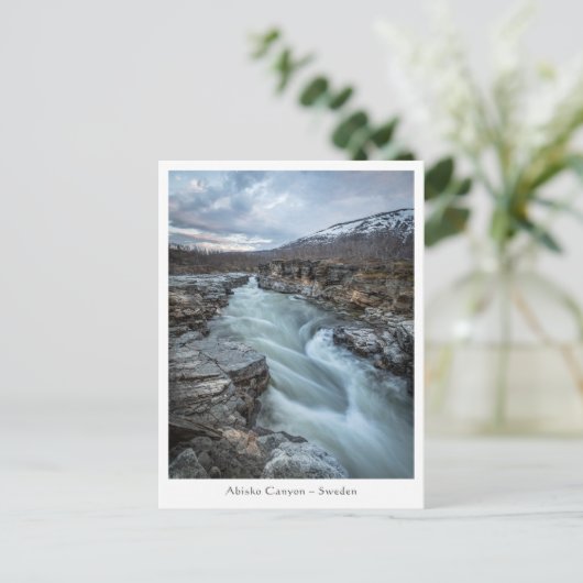 Abisko Sweden Briefkaart (Staand voorkant)