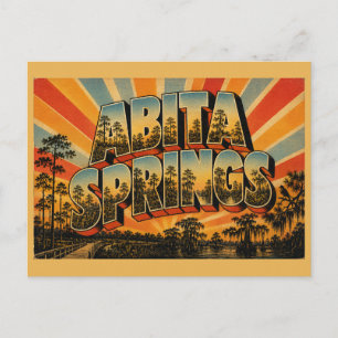 Abita Springs Louisiana Pijnboom Savanne Moeras Ku Briefkaart