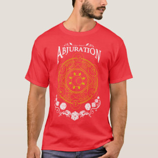Abjuratie RPG Magische School Wit T-shirt