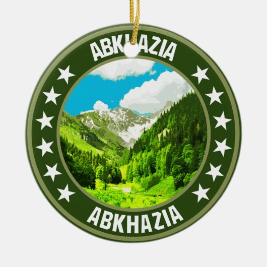 Abkhasia Keramisch Ornament (Voorkant)