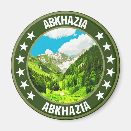 Abkhasia Magneet (Voorkant)