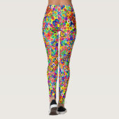 ABL - 0272 - Kleurrijke Dotting - Leggings (Achterkant)